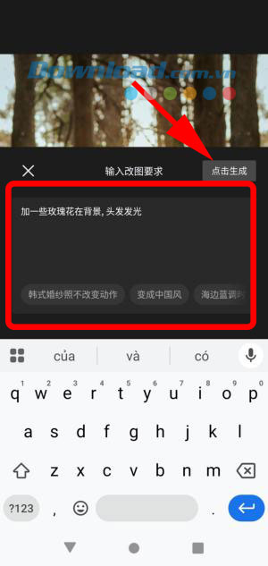 Chỉnh ảnh bằng một câu lệnh nhờ AI