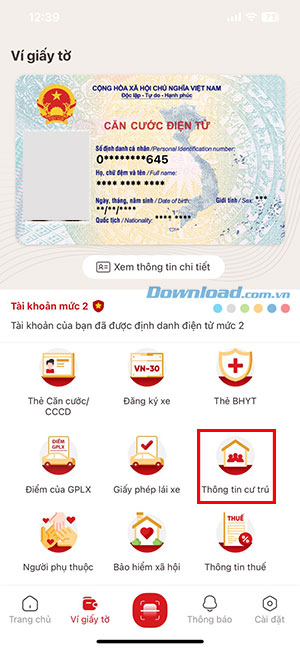 cach xem dia chi que quan moi tren vneid 2*525367