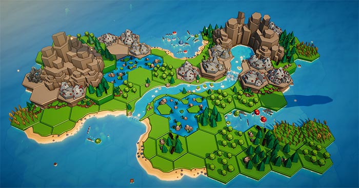 IslantilesGame xây thành phố trên đảo