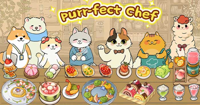 Purr-fect ChefGame mèo nấu ăn siêu cute