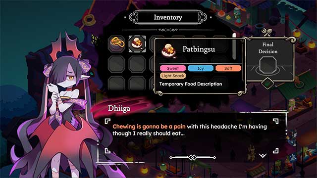 Tương tác với các nhân vật có lý tưởng, số phận và khả năng khác nhau