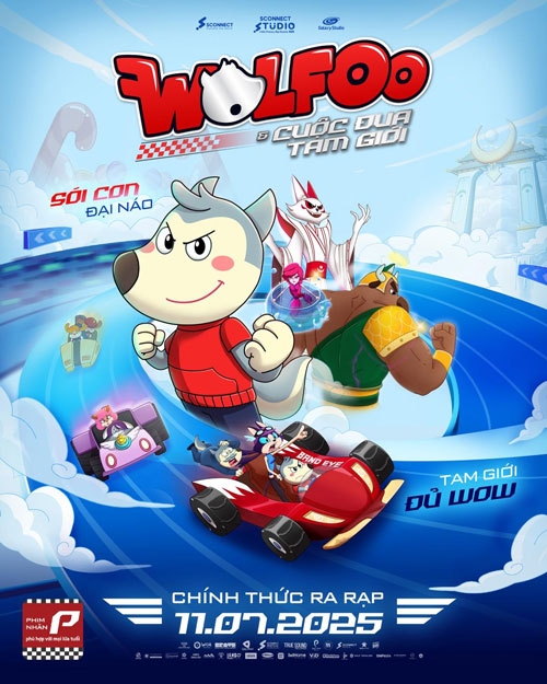 Poster phim Wolfoo và Cuộc đua Tam Giới