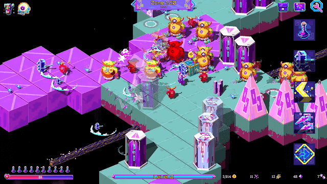 Neon Spellstorm kết hợp chiến đấu phép thuật với đồ họa pixel
