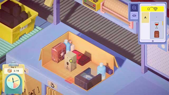 Xoay và sắp xếp vật phẩm để tối ưu không gian