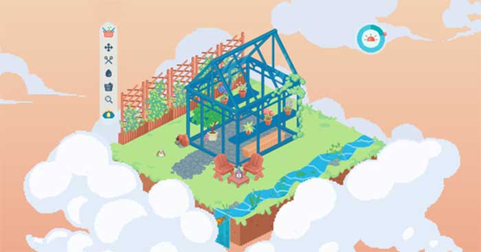 Patch of HeavenGame mô phỏng vườn ươm thư giãn trên desktop