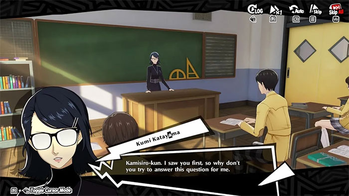Classroom test là minigame thú vị trong Persona 5 - The Phantom X