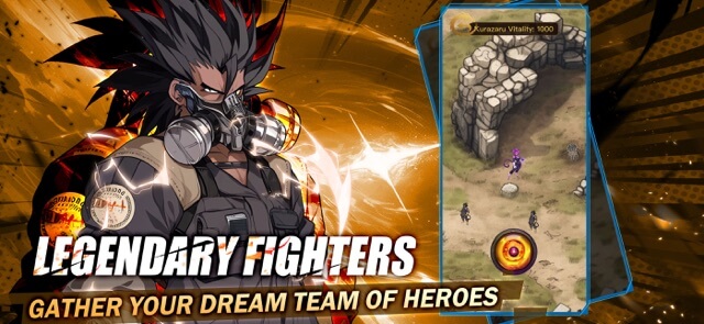 Tập hợp các chiến binh huyền thoại thành một đội hùng mạnh trong game Martial God: Cosmos Clash