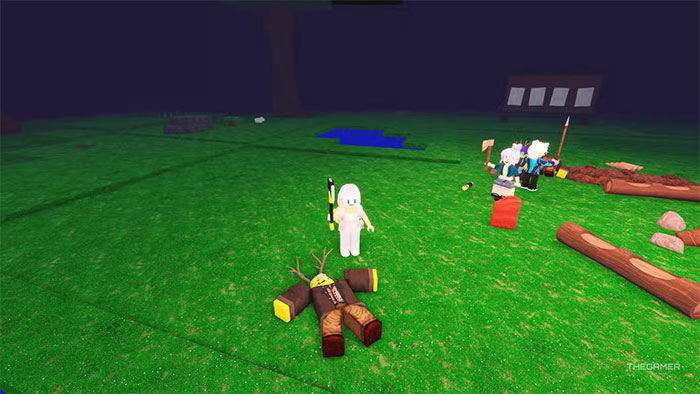 Người chơi có rất nhiều việc phải làm để sinh tồn và mở khóa toàn bộ huy hiệu trong Roblox 99 Nights in the Forest