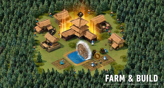 Canh tác và xây dựng, tạo nên đế chế hùng mạnh của riêng bạn trong game Age of Empires: Survival