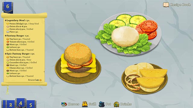 Chu du khắp vương quốc để mở khóa nhà hàng, món ăn và nguyên liệu hiếm