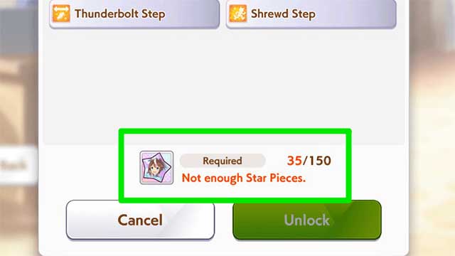 Mở khóa bằng Star Pieces