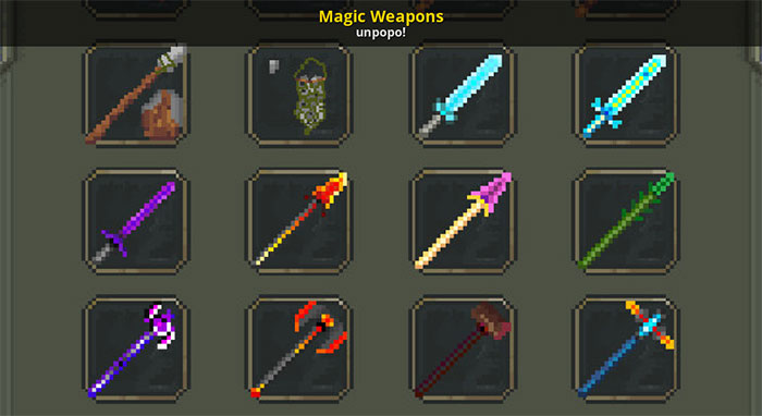 Một số vũ khí trong WorldBox - God Simulator