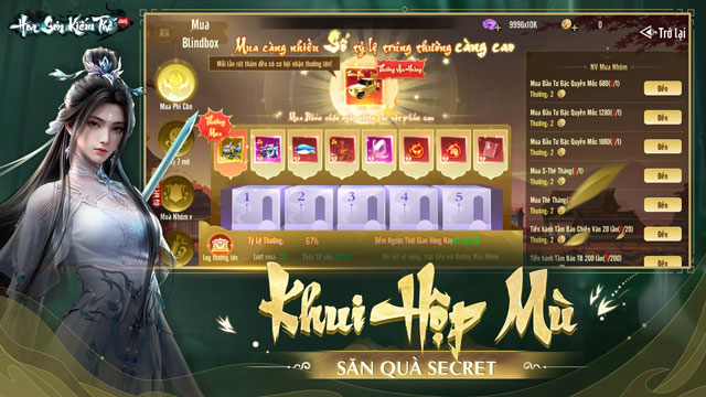 Khui hộp mù, săn quà secret