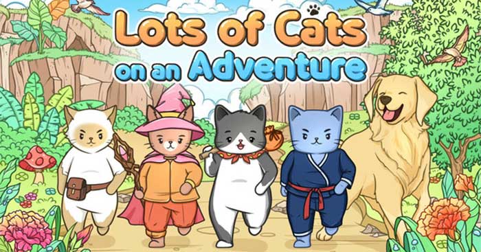 Lots of Cats on an AdventureGame tìm mèo ẩn trong truyện tranh cực dễ thương