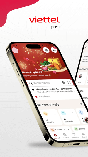Giao diện của ứng dụng ViettelPost