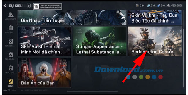Hướng dẫn cách nhập code Garena Delta Force