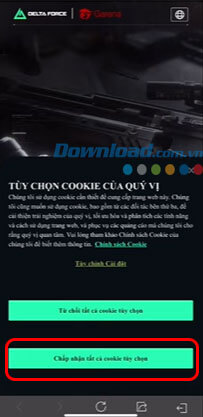 Hướng dẫn cách nhập code Garena Delta Force