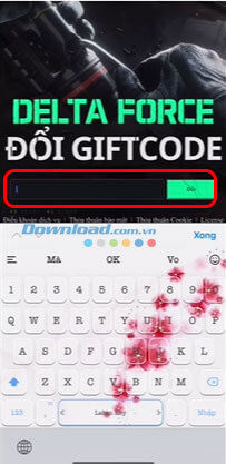 Hướng dẫn cách nhập code Garena Delta Force