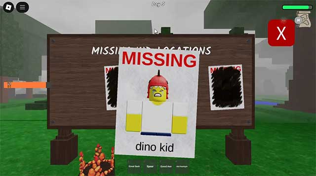 Bảng thông báo trẻ em mất tích