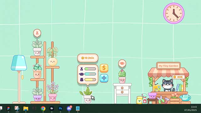 My Tiny Garden là game mô phỏng làm vườn nhàn rỗi và ấm cúng