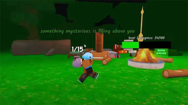 Thông báo “something mysterious is flying above you” là dấu hiệu Alien đang đến