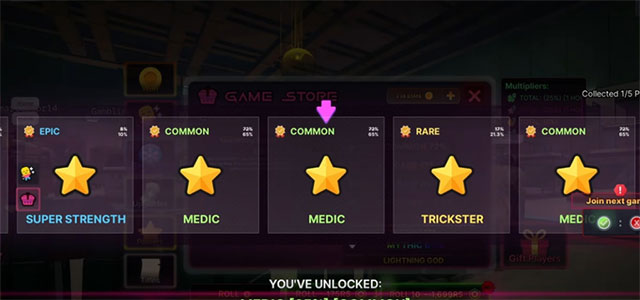 Cách kiếm tiền xu và lượt quay trong Ink Game