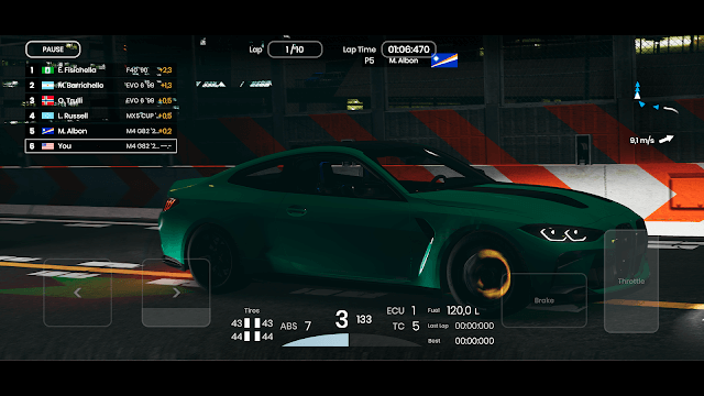 Game có nhiều tính năng hỗ trợ tay đua đích thực