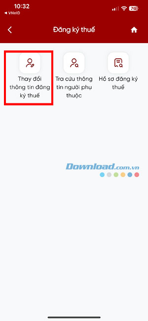 thay doi thong tin dang ky thue 2*530412