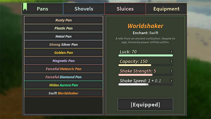 Enchant giúp tăng một số chỉ số cho công cụ