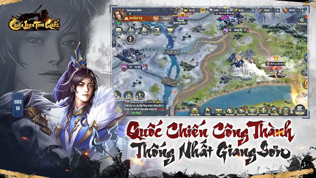 Quốc chiến công thành, thông nhất giang sơn