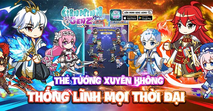 Game AFK thẻ bài chiến thuật chủ đề Tam Quốc - Liên Minh GenZ