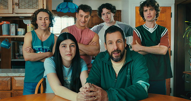 Adam Sandler trở lại với vai diễn từ phần một bên cạnh những gương mặt cũ và mới khác