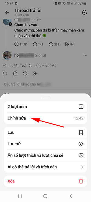 Cách sử dụng tính năng Spoiler trên Threads