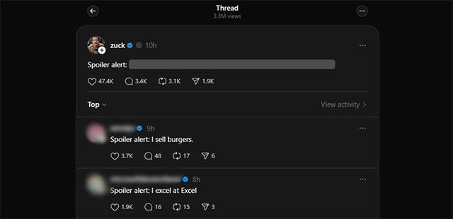 Cách sử dụng tính năng Spoiler trên Threads