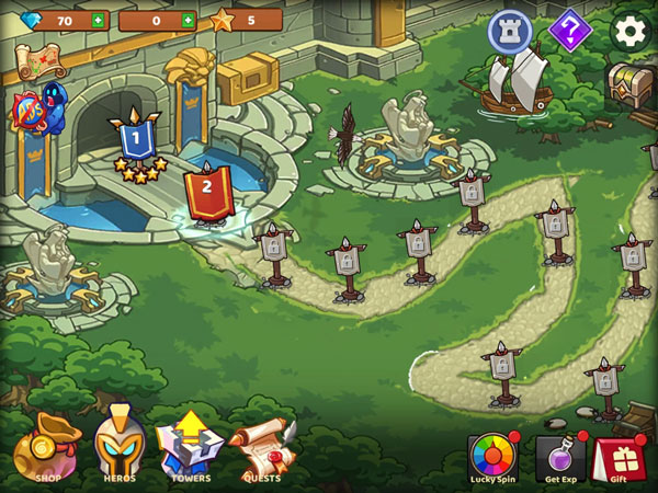 Game có nhiều màn chơi, kẻ thù và chế độ chơi khác nhau