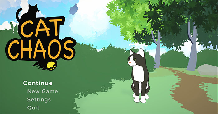 Cat ChaosGame chú mèo tinh nghịch quậy banh nhà cửa