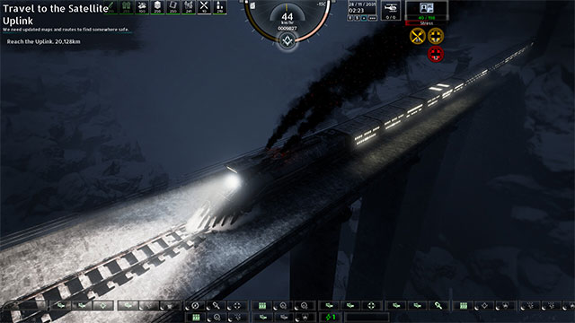 Frostliner là game sinh tồn chiến lược trên đoàn tàu băng giá