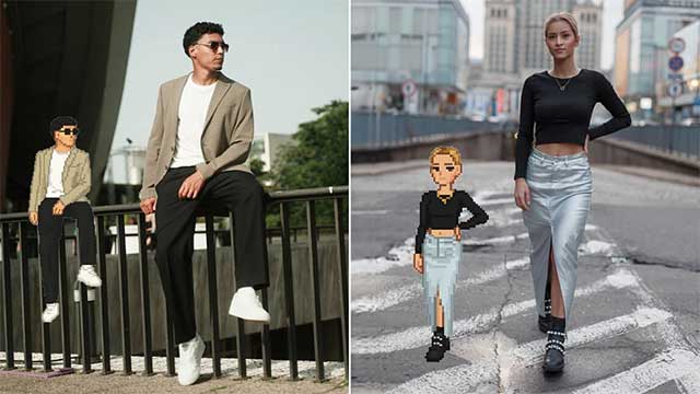 Tạo nhân vật pixel đang là trend trên Instagram trong thời gian gần đây