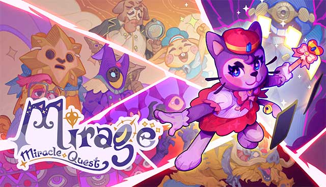 Mirage Miracle Quest là game nhập vai theo lượt chủ đề cô gái phép thuật