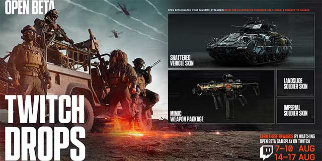 Phần thưởng Twitch Drops trong Battlefield 6 Beta