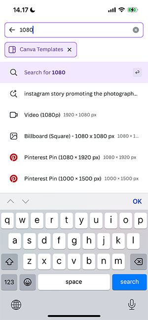 chinh sua video Canva Mobile 2*532310
