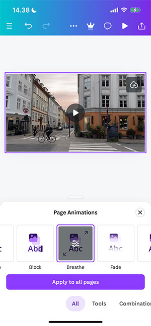 chinh sua video Canva Mobile 8*532304