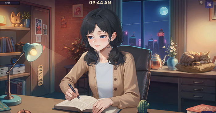 Lo-Fi Girl: AI AssistantGame học bài cùng cô bạn AI