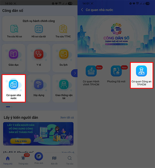 Cơ quan Nhà nước.