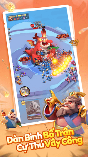 Dẫn binh bố trận cự thú vây công