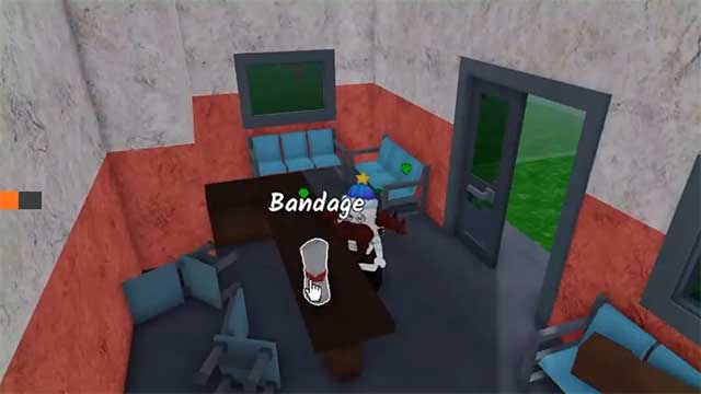 Thu thập băng cứu thương trong các tòa nhà bệnh viện