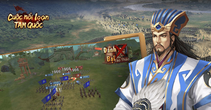 Cuộc nổi loạn Tam QuốcGame chiến thuật bối cảnh Tam Quốc Diễn Nghĩa