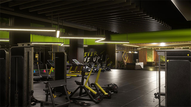 Bổ sung thêm các phòng chức năng, thay đồ, xông hơi... trong quá trình mở rộng hệ thống phòng tập gym