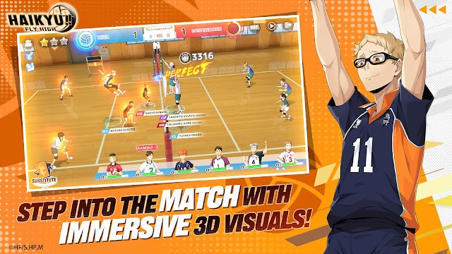 Sống lại các trận đấu bóng chuyền sôi động cùng các nhân vật biểu tượng trong game Haikyu!! FLY HIGH