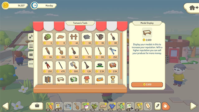 Mở khóa vô số công cụ, đặc quyền... giúp bạn phát triển trang trại Home Grown